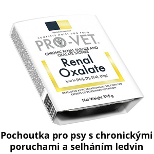 Pochoutka pro psy s chronickými poruchami